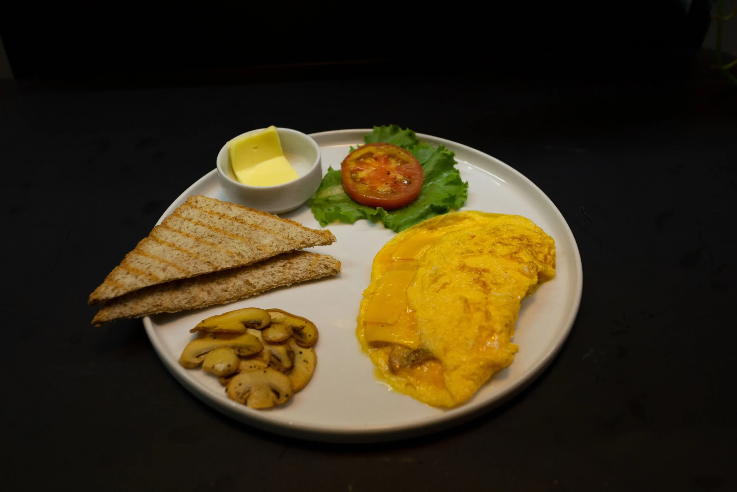 Cheese Omelette Mushroom